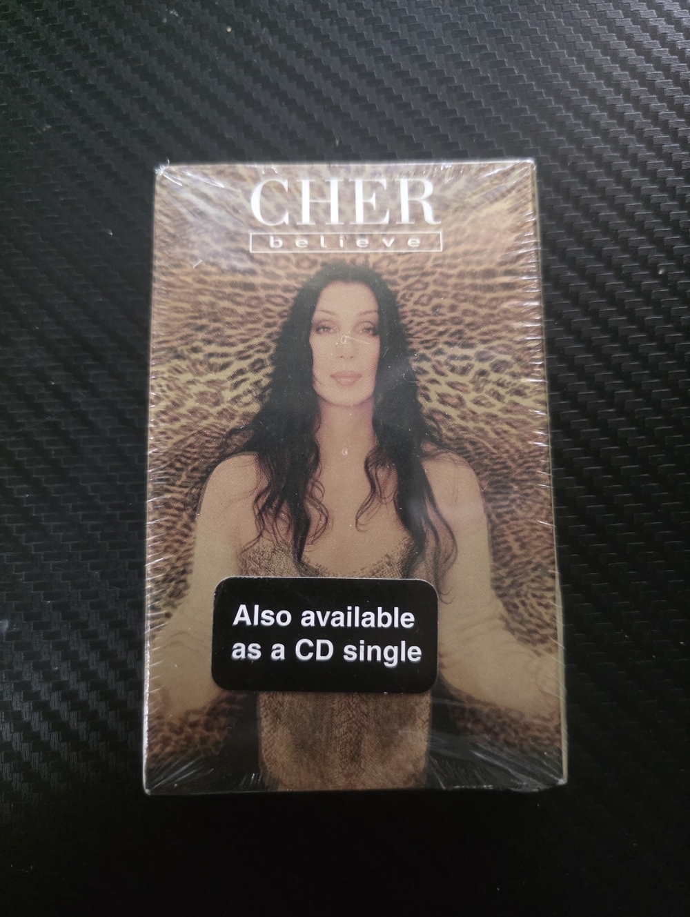 CHER "Believe" Cassette - Leopard Artwork Brand New Sealed